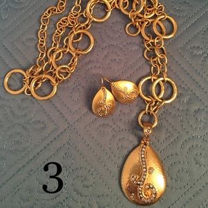 Brighton Necklace And French Wire Earrings